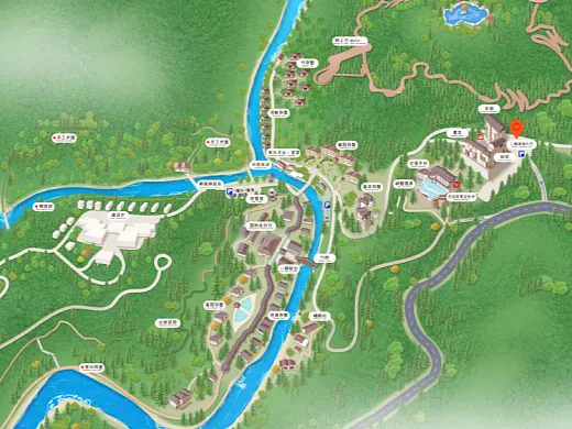 平邑结合景区手绘地图智慧导览和720全景技术，可以让景区更加“动”起来，为游客提供更加身临其境的导览体验。
